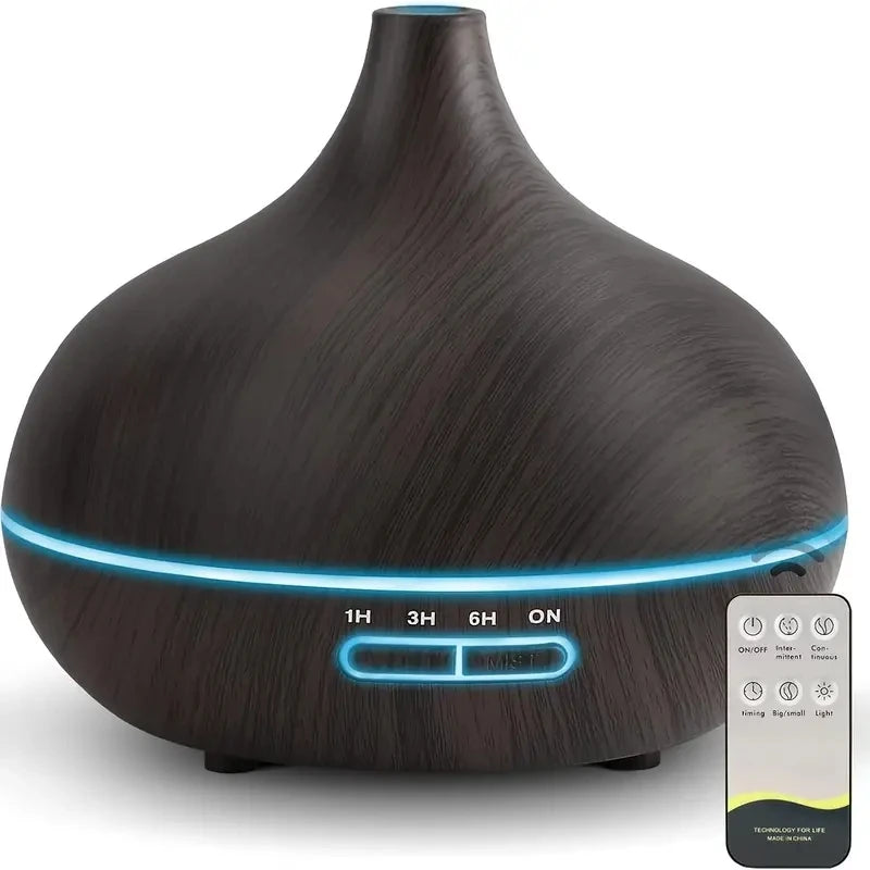 550ml Wood Color USB Aroma Diffuser