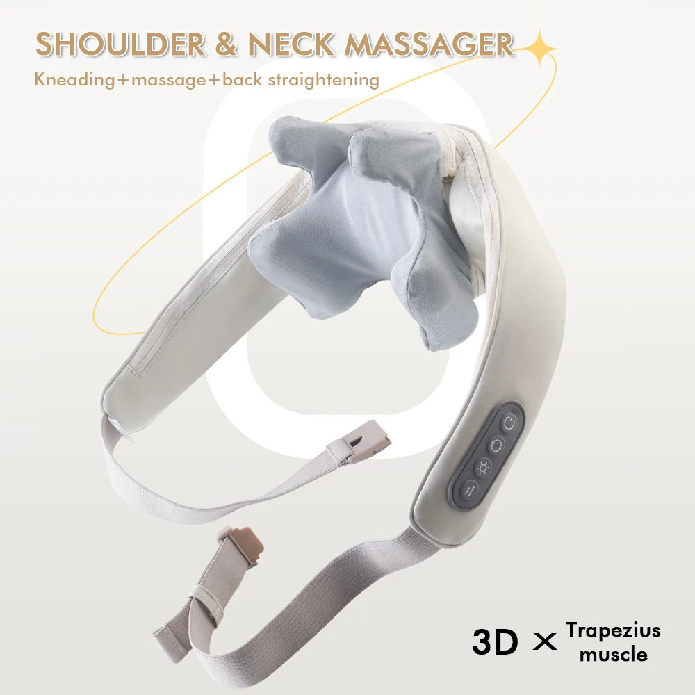 Foreverlily Wireless Neck And Back Massager